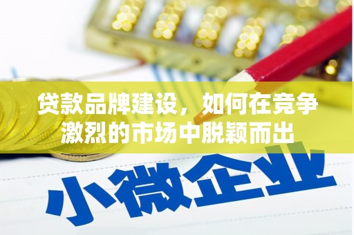 祁阳贷款品牌建设，如何在竞争激烈的市场中脱颖而出
