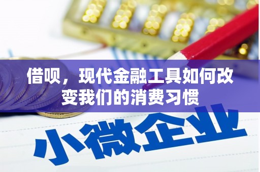 祁阳借呗，现代金融工具如何改变我们的消费习惯