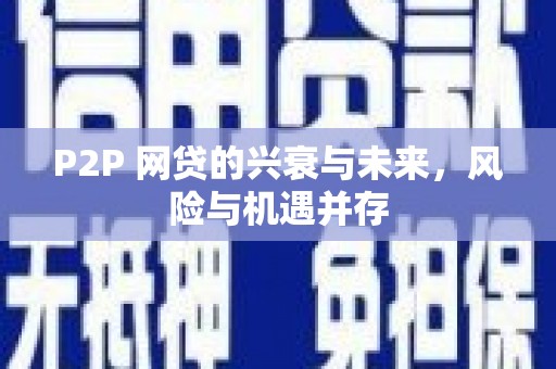 祁阳P2P 网贷的兴衰与未来，风险与机遇并存